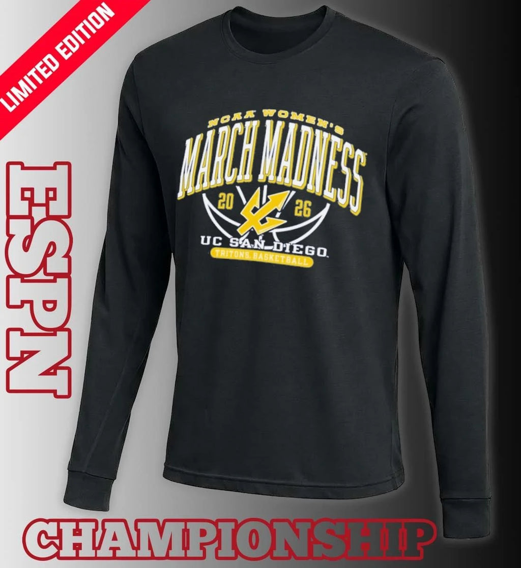 Official UC San Diego Women’s Basketball NCAA March Madness T-Shirt