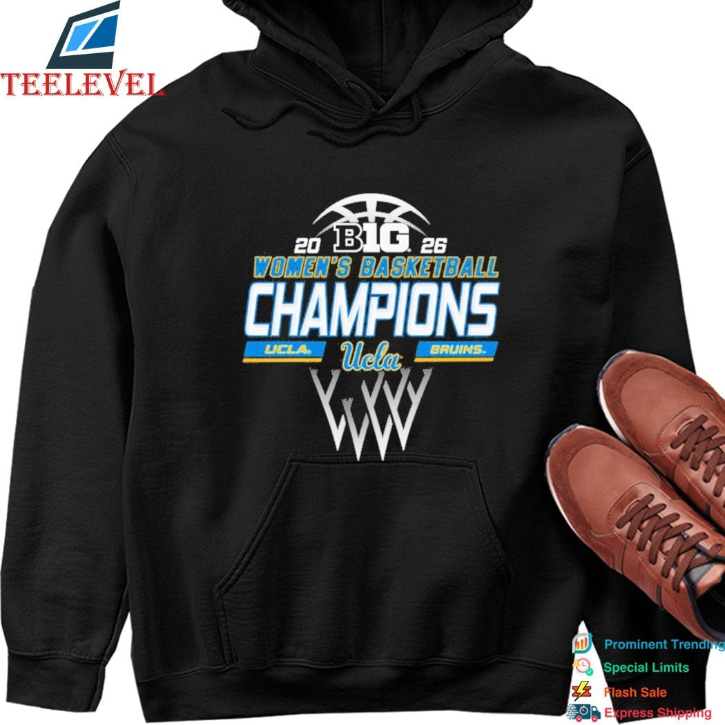 Official UCLA Bruins 2026 Big Ten Conference Women’s Basketball Regular Season Champions T-Shirts