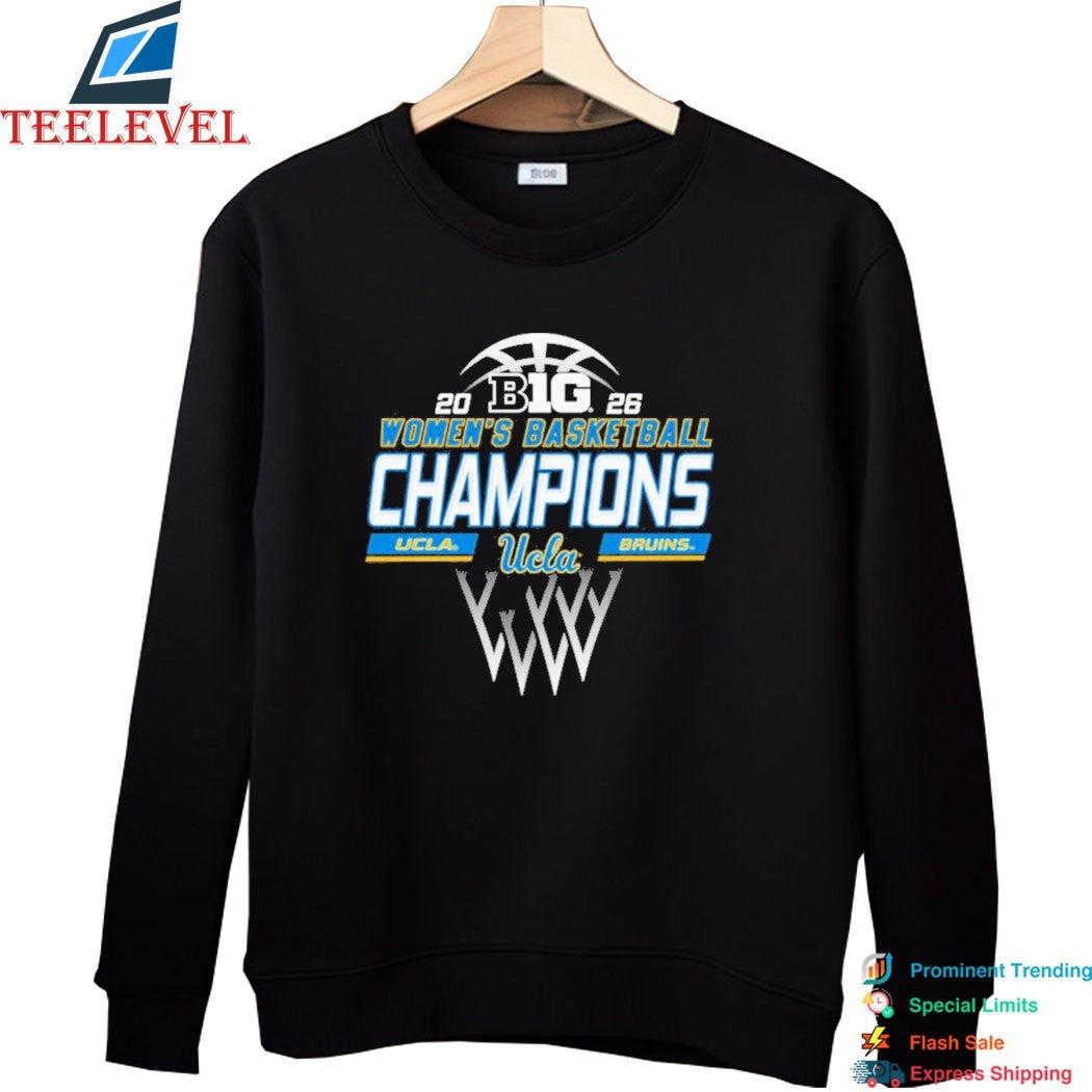 Official UCLA Bruins 2026 Big Ten Conference Women’s Basketball Regular Season Champions T-Shirts