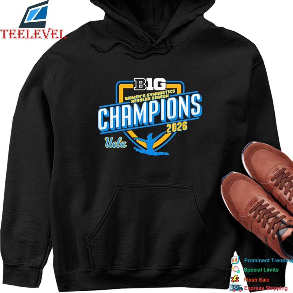 Official UCLA Bruins 2026 Big Ten Conference Women’s Gymnastics Regular Season Champions T-shirts
