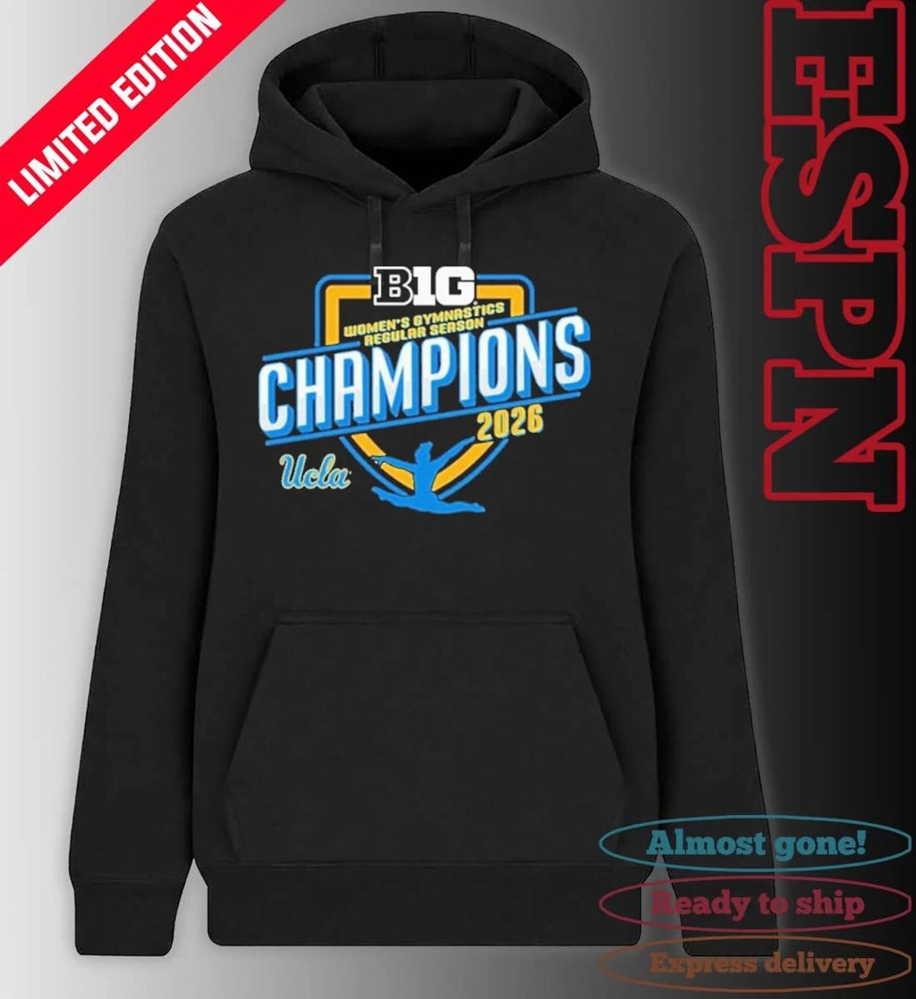 Official UCLA Bruins 2026 Big Ten Women’s Gymnastics Regular Season Champions Shirt