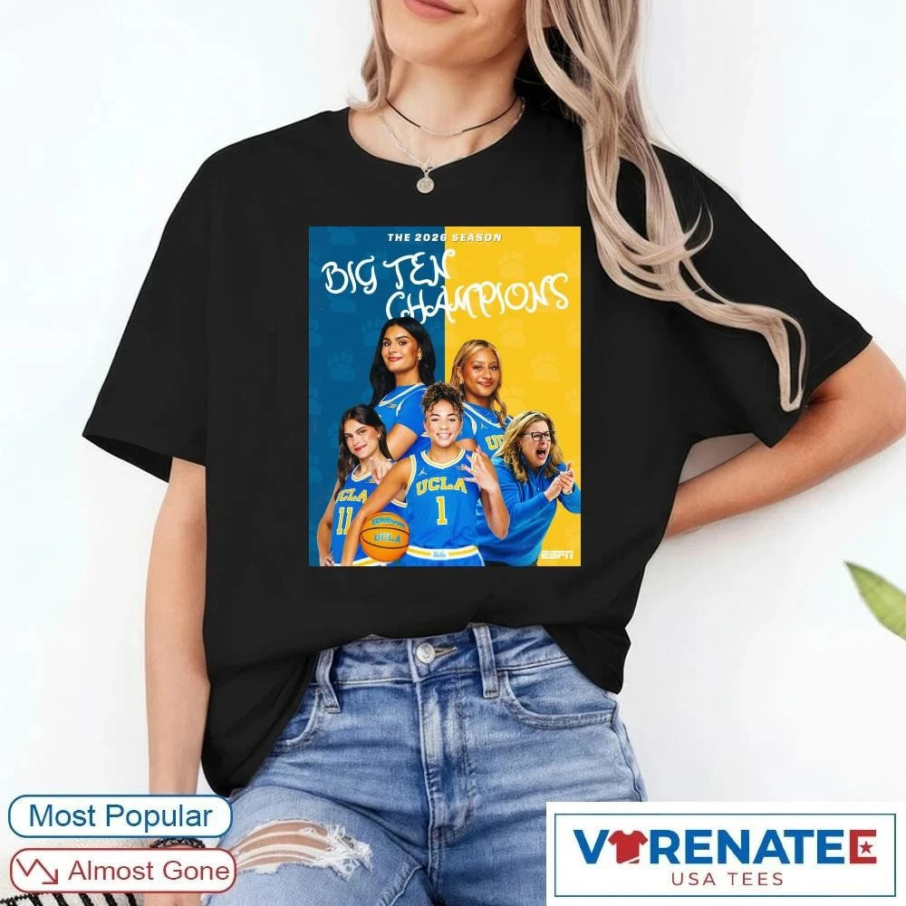 Official UCLA Bruins The 2026 Season Big Ten Champions Poster T-Shirt