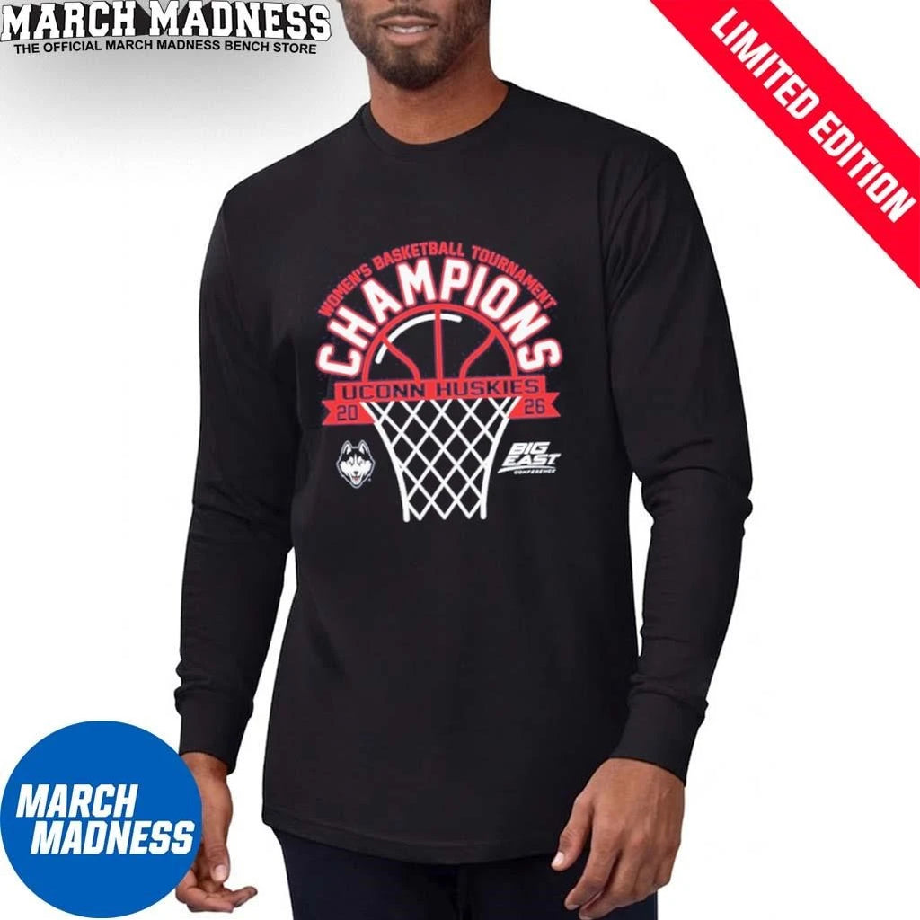 Official UConn Women’s Basketball Big East Tournament Champions T-Shirt