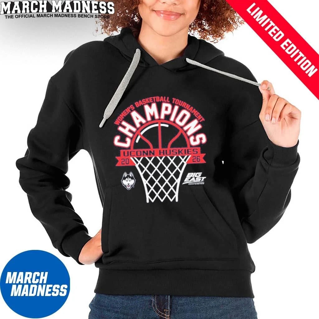 Official UConn Women’s Basketball Big East Tournament Champions T-Shirt