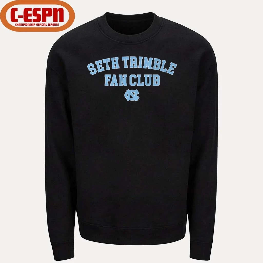 Official UNC Basketball Seth Trimble Fan Club Shirt