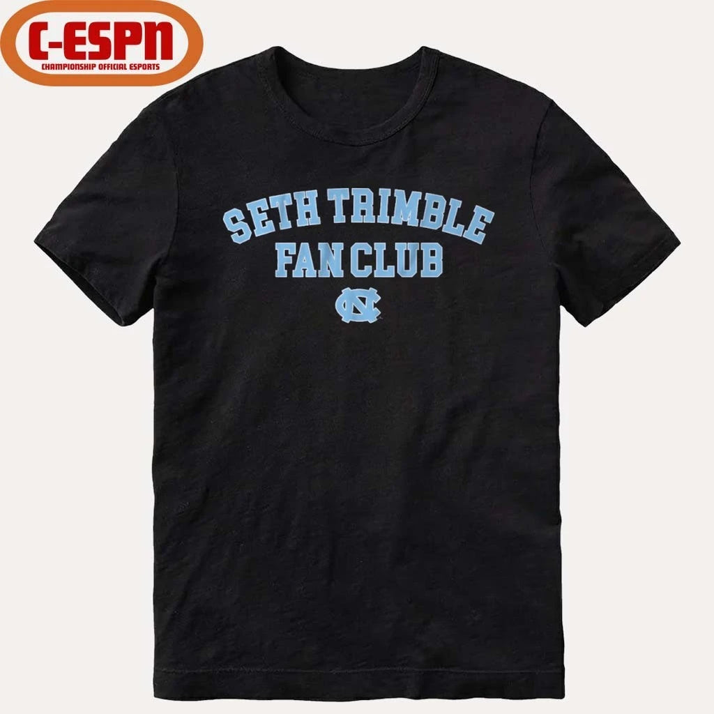 Official UNC Basketball Seth Trimble Fan Club Shirt
