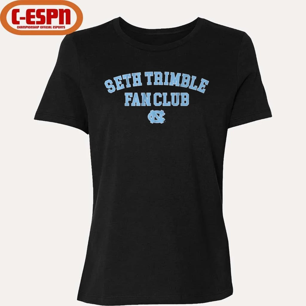 Official UNC Basketball Seth Trimble Fan Club Shirt