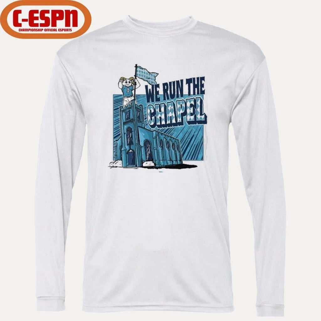 Official UNC Tar Heels Basketball We Run The Chapel Shirt