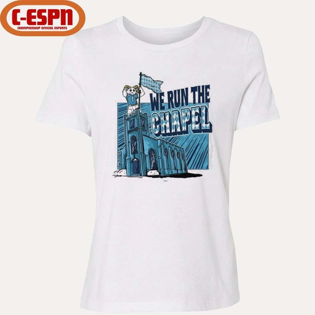 Official UNC Tar Heels Basketball We Run The Chapel Shirt