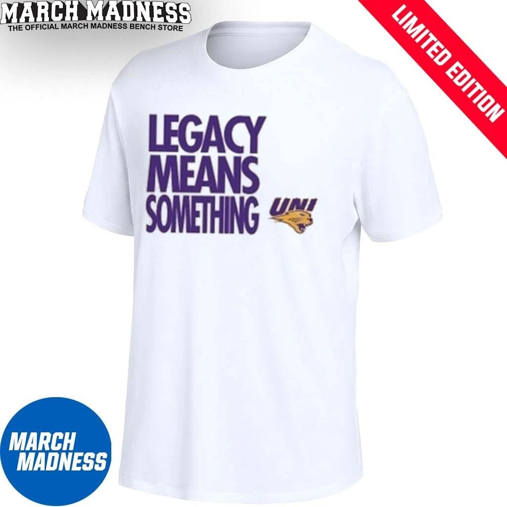 Official UNI Panthers Basketball Legacy Means Something Shirt