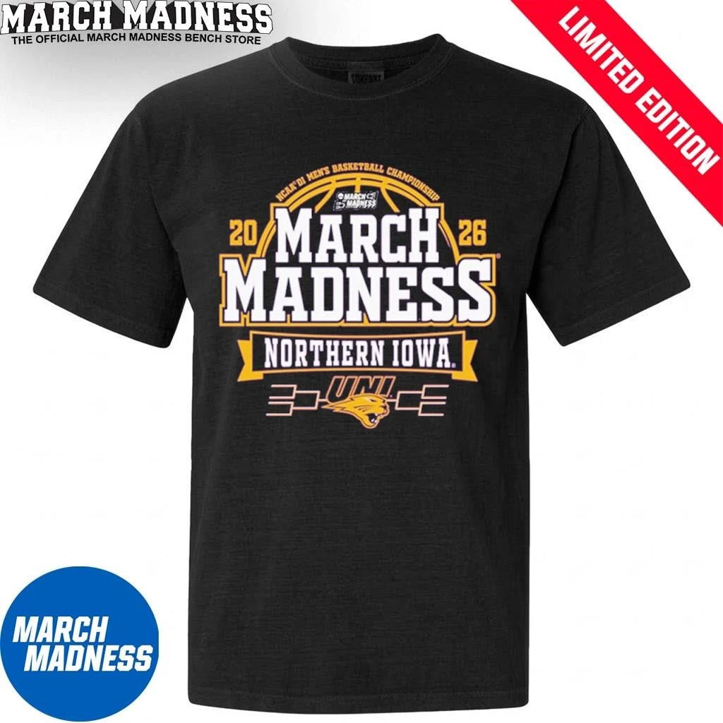 Official UNI Panthers March Madness NCAA Men’s Basketball 2026 T-Shirt
