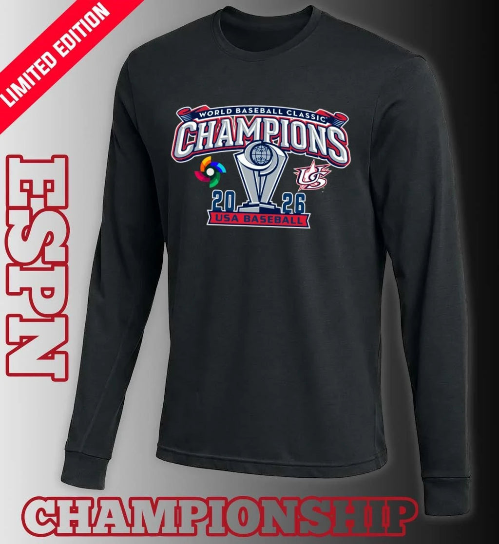 Official USA Baseball World Baseball Classic 2026 Champions T-Shirt