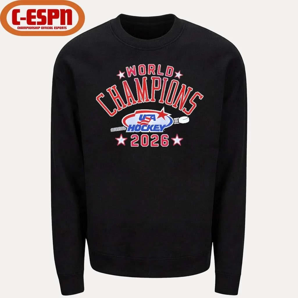 Official USA Hockey 2026 World Champions Shirt