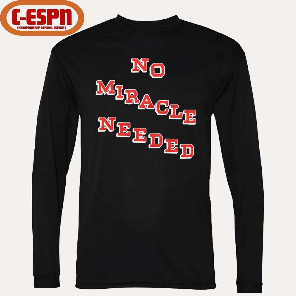 Official USA Hockey No Miracle Needed Shirt