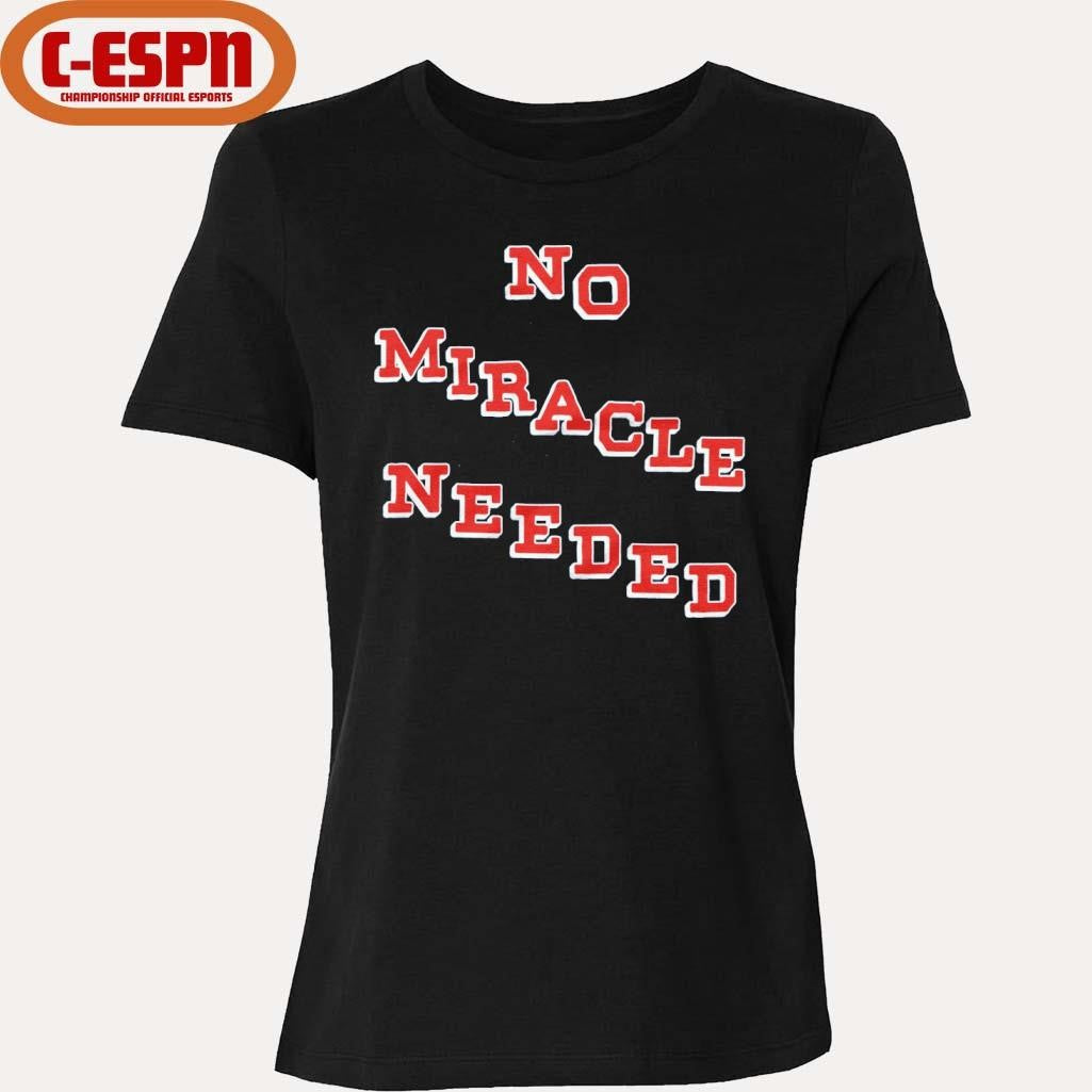 Official USA Hockey No Miracle Needed Shirt