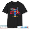 Official USA Hockey Tage Thompson Stars and Stripes Superstar Pose t-shirt
