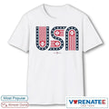 Official USA Stars, Stripes and Baseball T-Shirt
