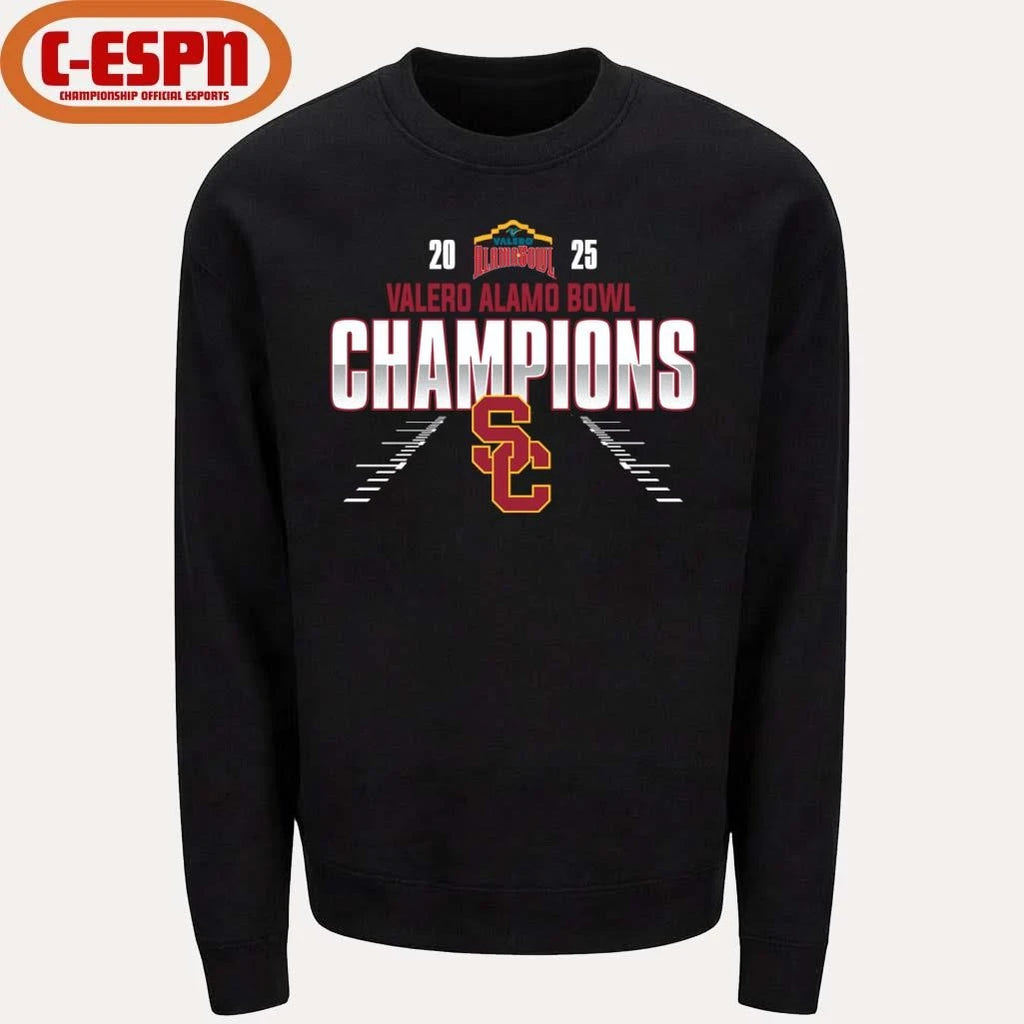 Official USC Trojans Valero Alamo Bowl Champions T-Shirt