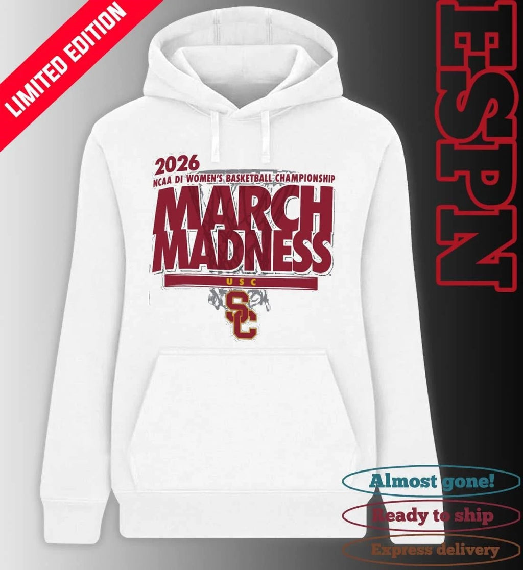 Official USC Women’s Basketball Single Team 2026 NCAA March Madness Shirt