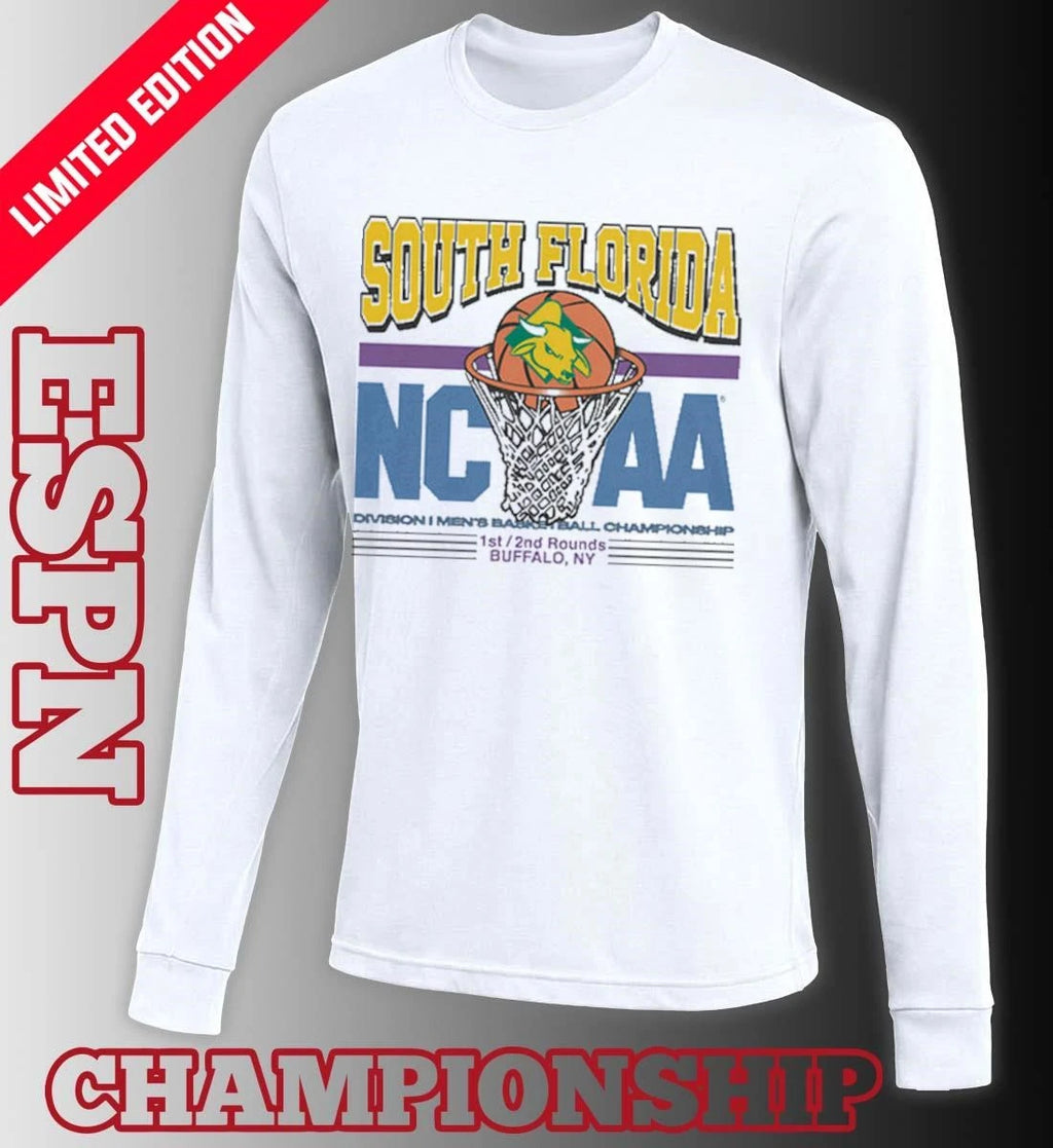 Official USF Bulls Men’s Basketball March Madness NCAA Tournament Retro Vibes Shirt