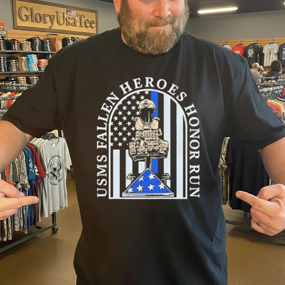 Official USMS Fallen Heroes Honor Run Shirt