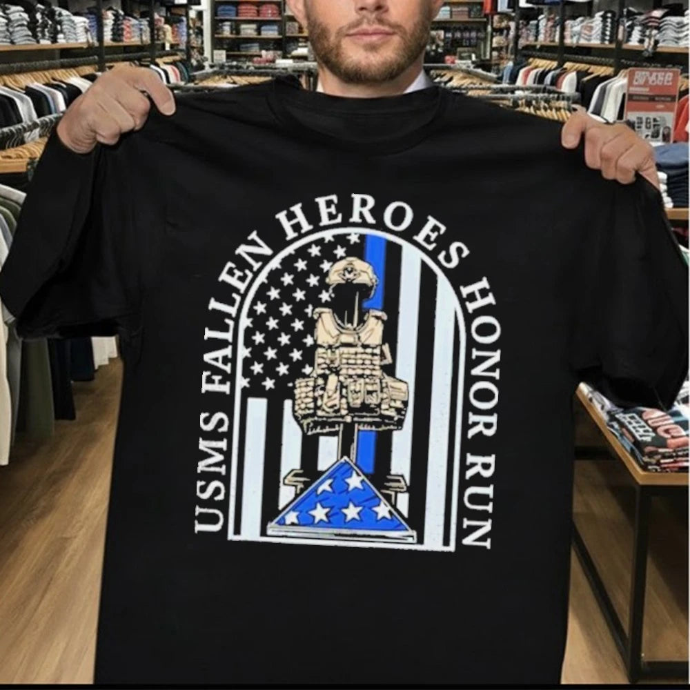 Official USMS Fallen Heroes Honor Run Shirt
