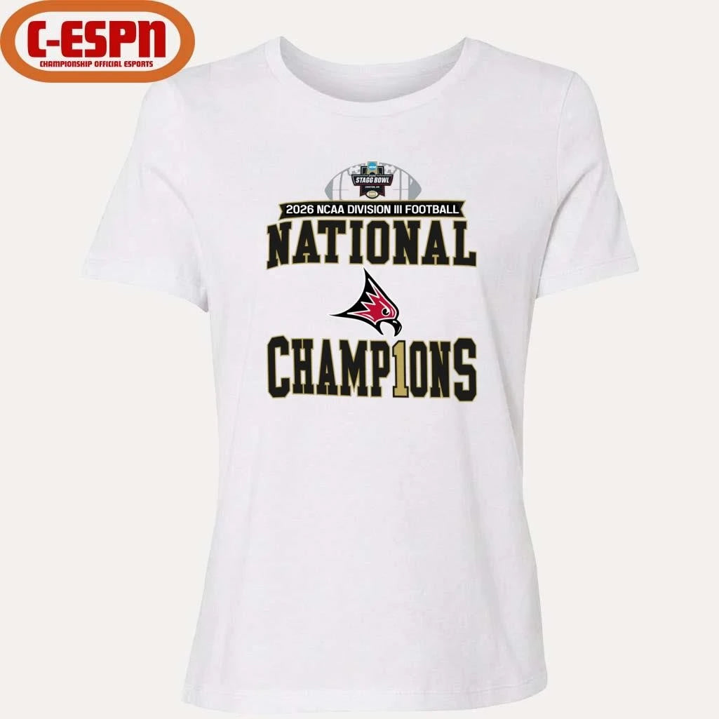 Official UW-River Falls 2026 NCAA DIII Football National Champions Locker Room T-Shirt