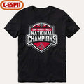 Official UW-River Falls Falcons 2025-26 DIII Football National Champions Logo T-Shirt