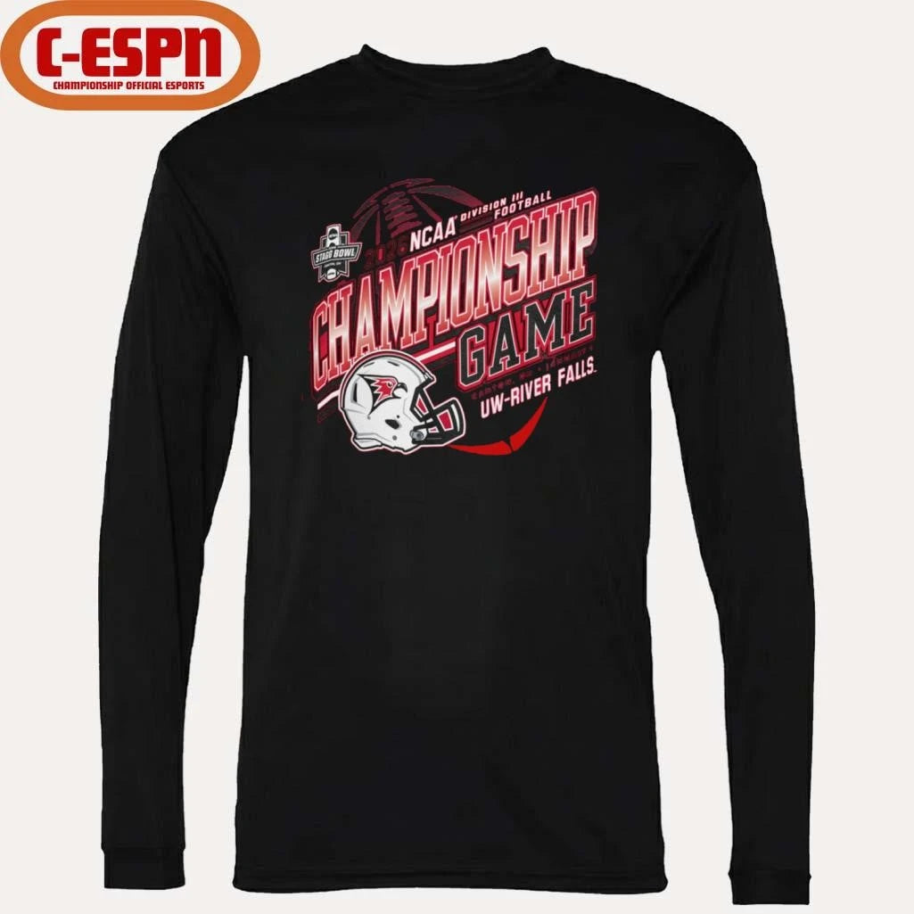 Official UW-River Falls Football 2026 NCAA Division III Championship Bound Shirt