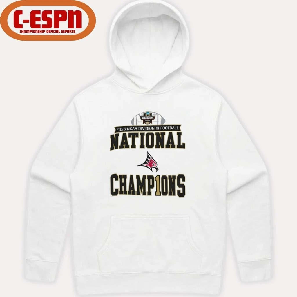 Official UW-River Falls Football DIII Stagg Bowl National Champions T-Shirt