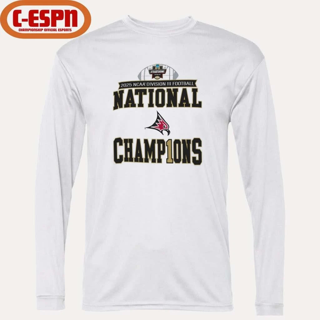 Official UW-River Falls Football DIII Stagg Bowl National Champions T-Shirt