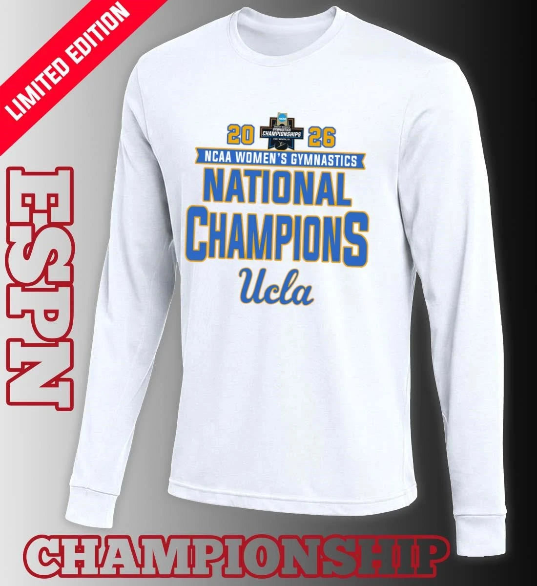Official Ucla Bruins 2026 NCAA Women’s Gymnastics National Champions T-Shirt