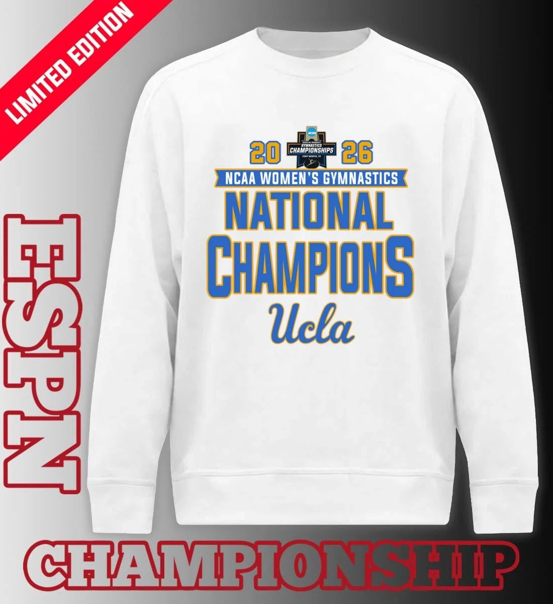 Official Ucla Bruins 2026 NCAA Women’s Gymnastics National Champions T-Shirt