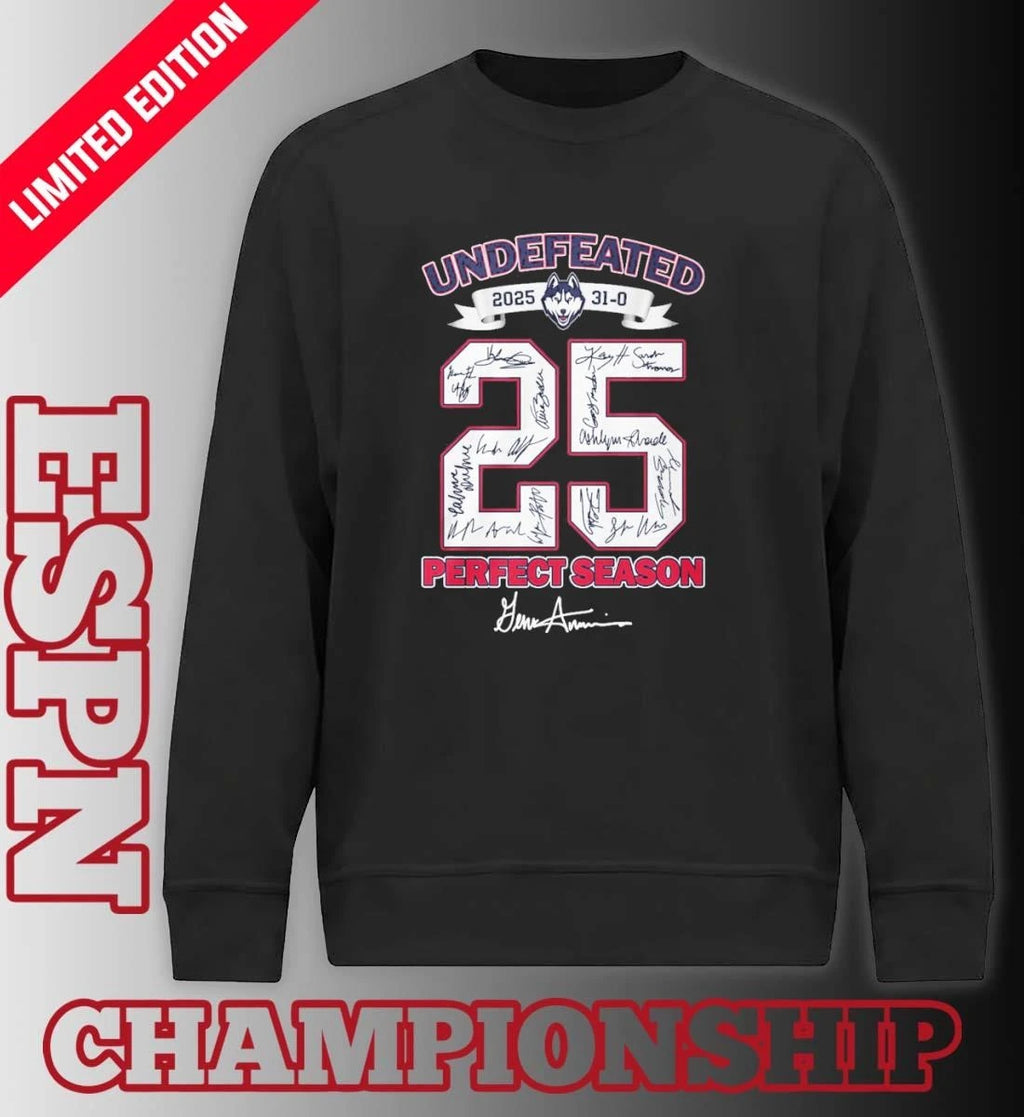 Official Uconn Women’s Basketball Undefeated 31-0 Perfect Season Shirt