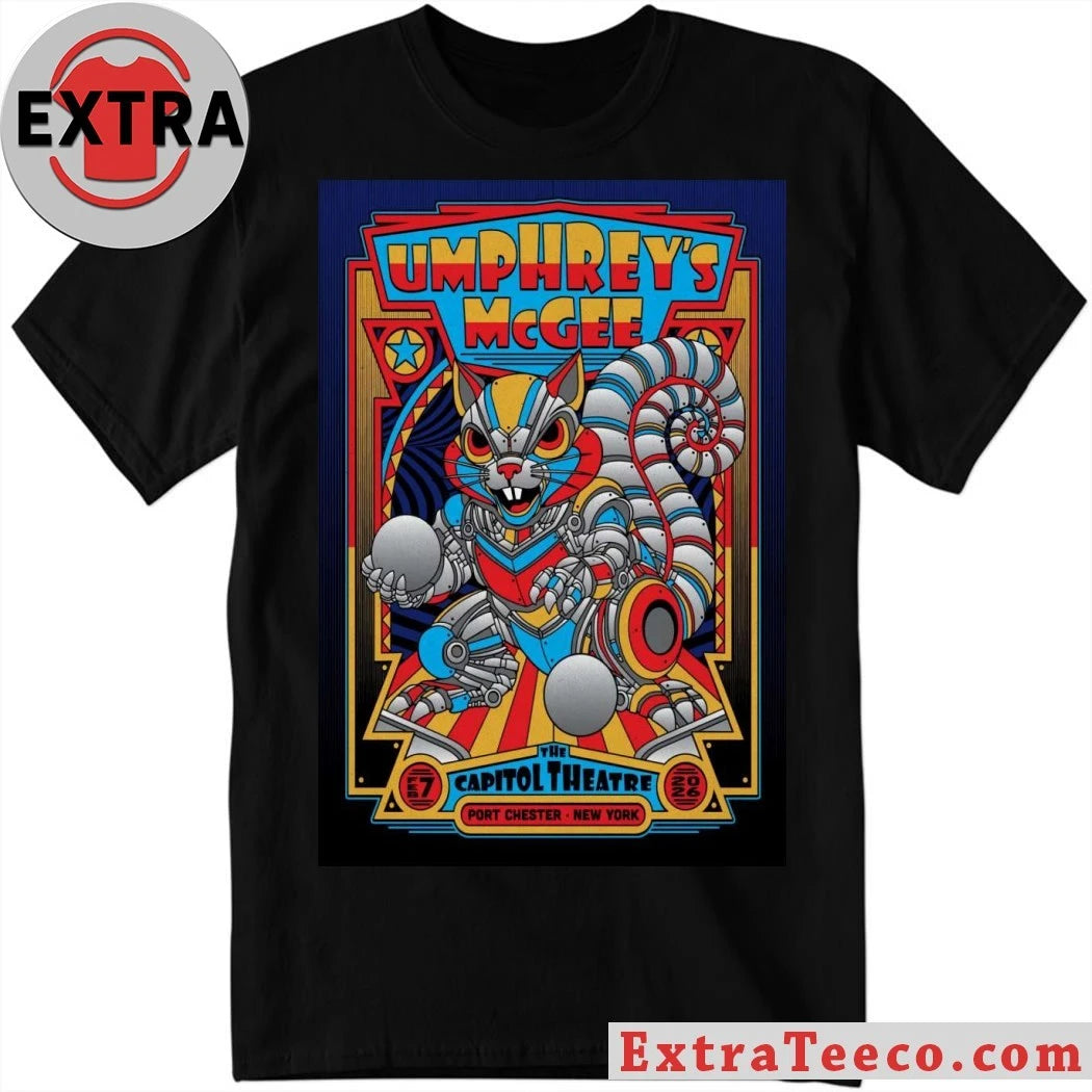Official Umphrey’s McGee February 7 2026 In Port Chester, NY Tour Poster Shirt