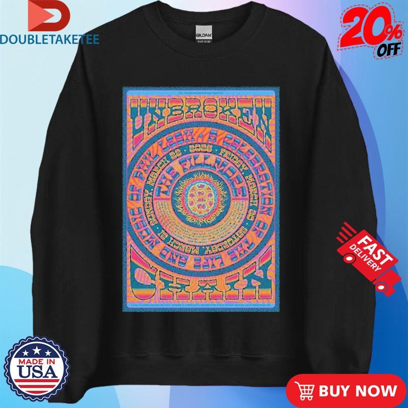 Official Unbroken Chain The Fillmore San Francisco CA Mar 22 2026 Shirts