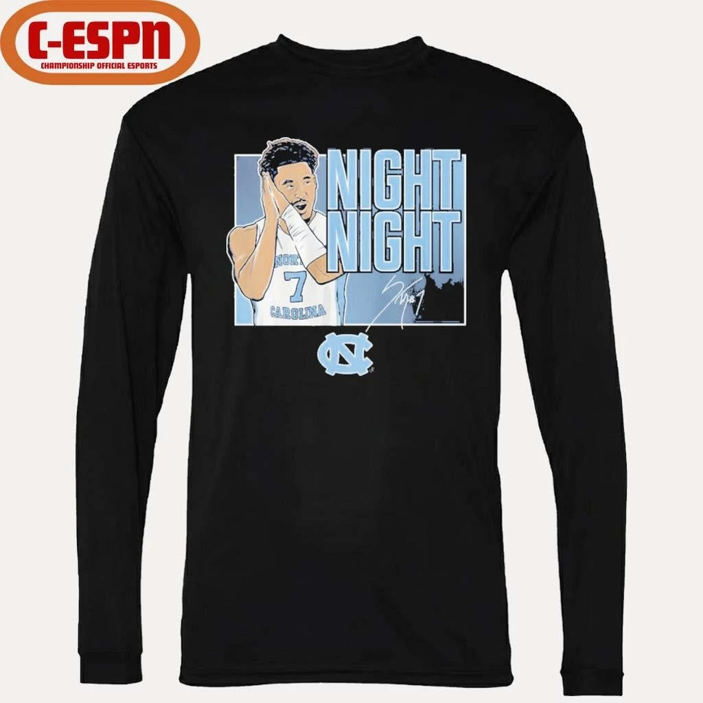 Official Unc Tar Heels Basketball Seth Trimble Night Night Shirt