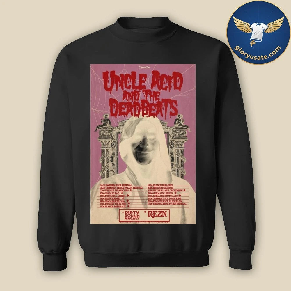 Official Uncle Acid And The Dead Beats Europe Tour 2026 Poster Shirt