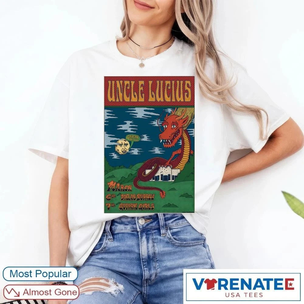Official Uncle Lucius Gruene Hall In New Braunfels, TX March 6-7 2026 Poster t-shirt
