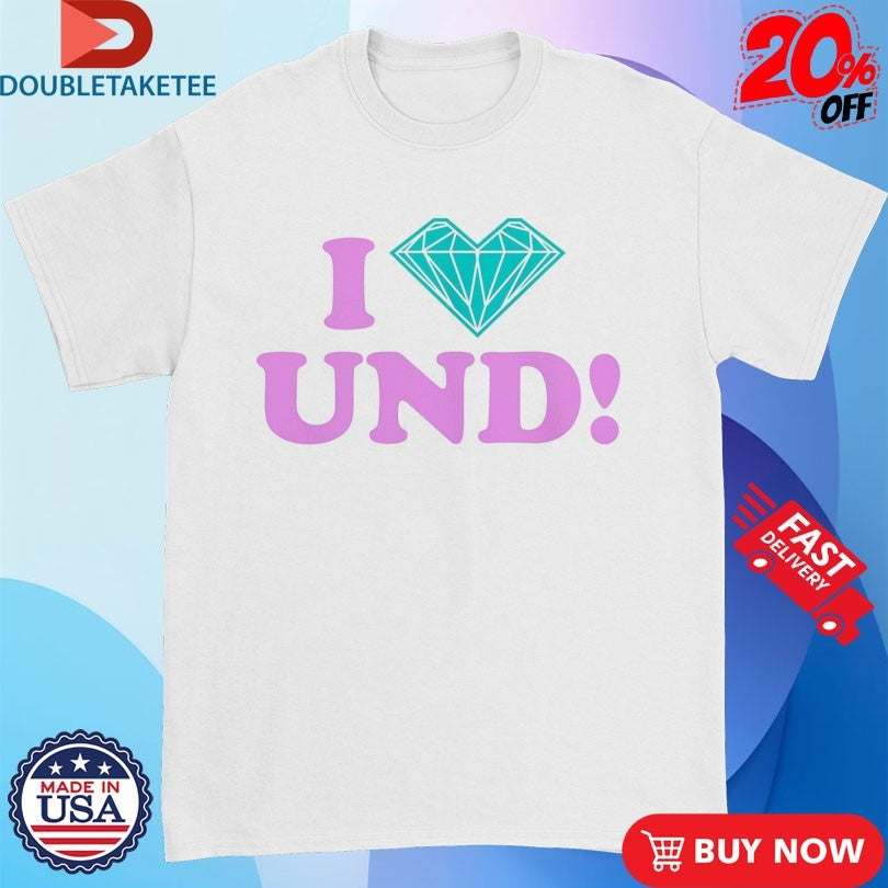 Official Undrafted I Love DMND Diamond Shirts