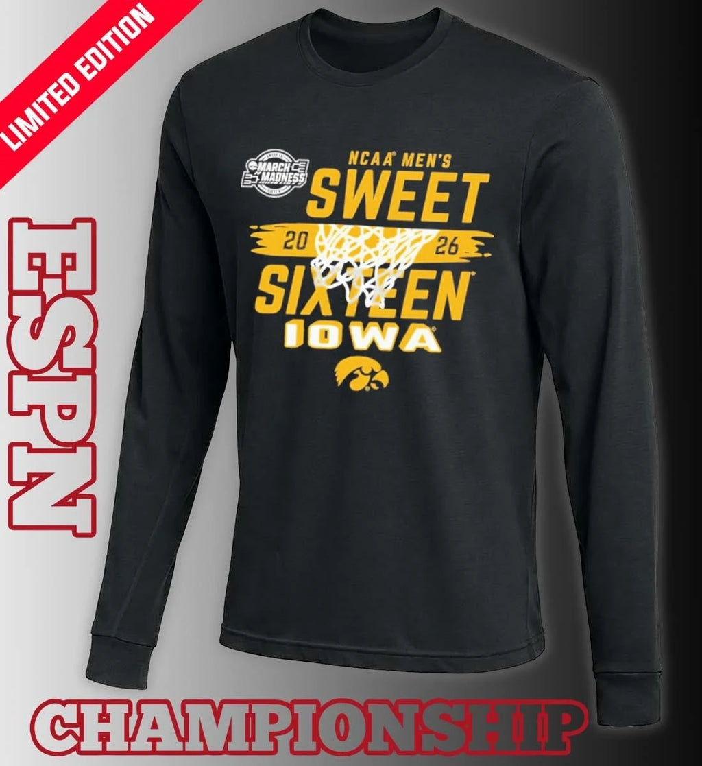 Official University of Iowa Men’s Basketball Sweet Sixteen Bound Shirt