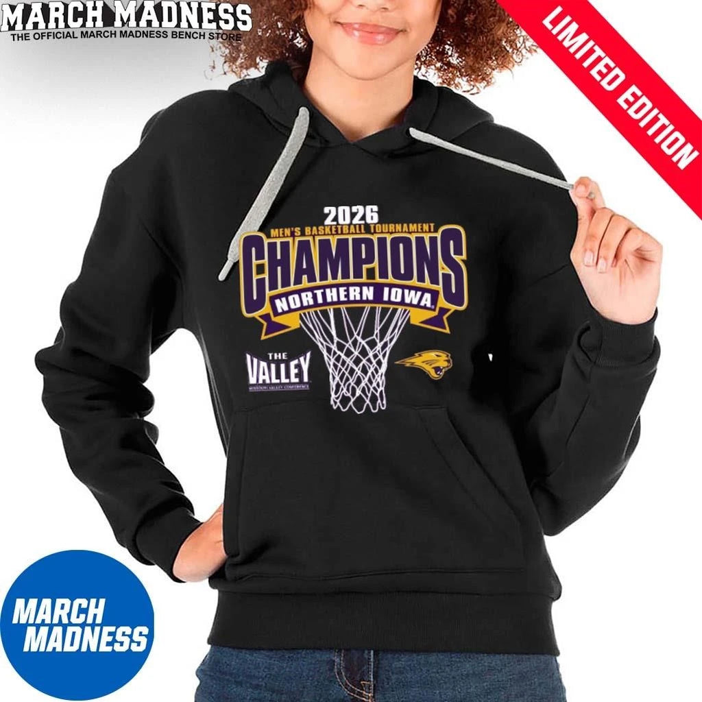 Official University of Northern Iowa Panthers MVC Men’s Basketball Tournament Champions Shirt