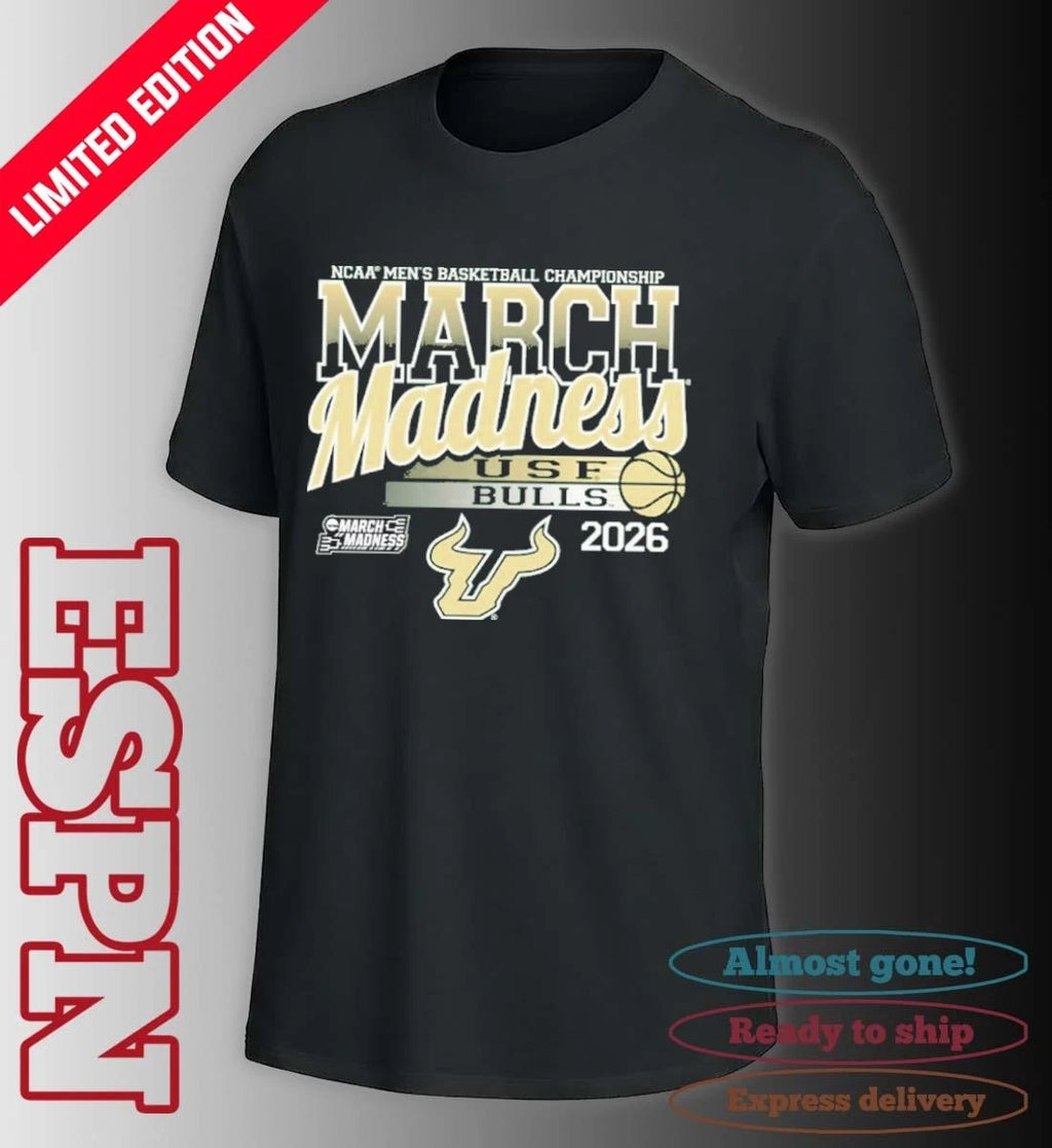 Official University of South Florida Men’s Basketball 2026 March Madness Bound Shirt