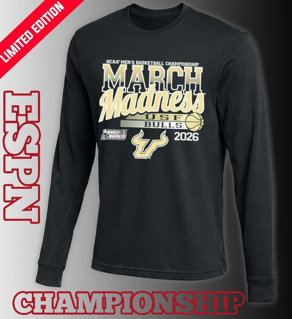 Official University of South Florida Men’s Basketball 2026 March Madness Bound Shirt