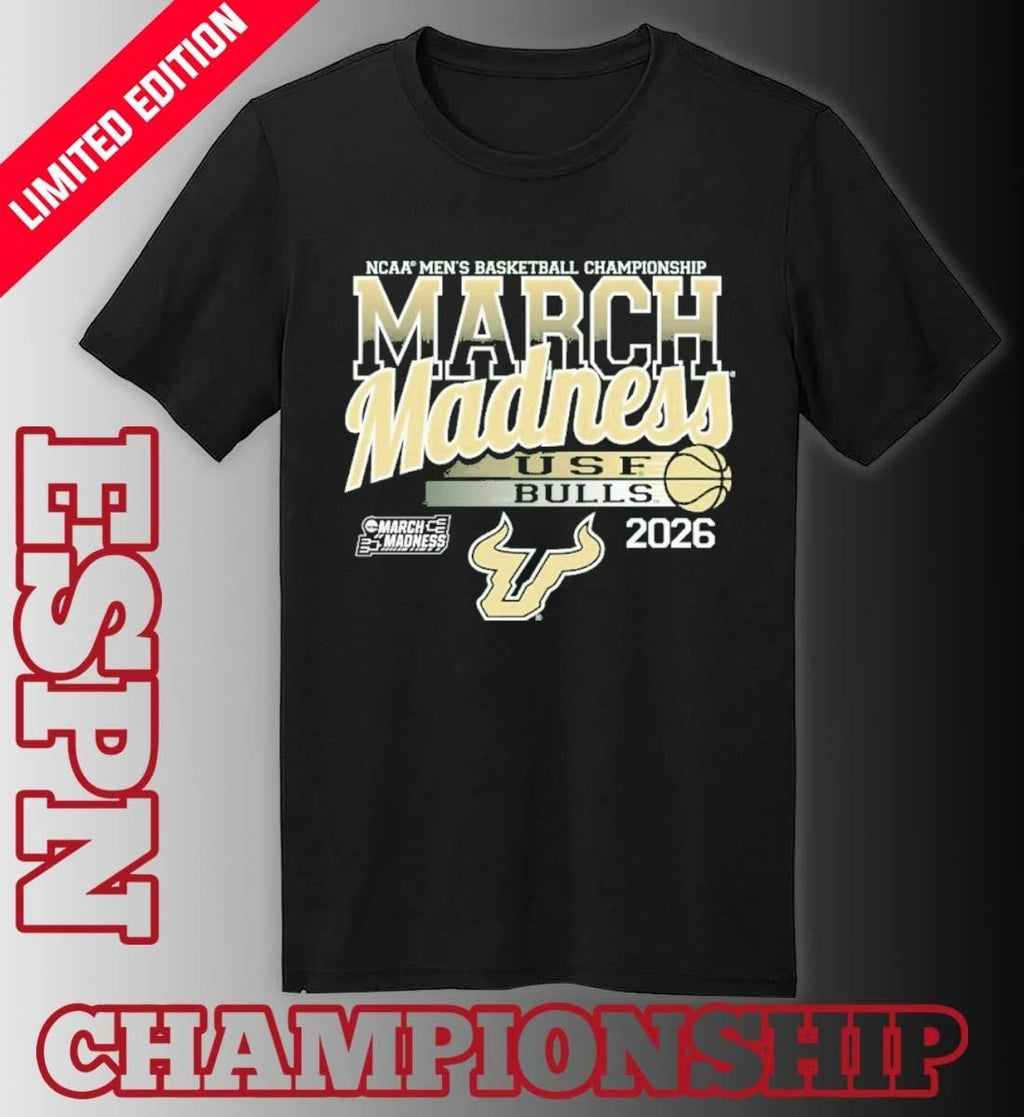 Official University of South Florida Men’s Basketball 2026 March Madness Bound Shirt