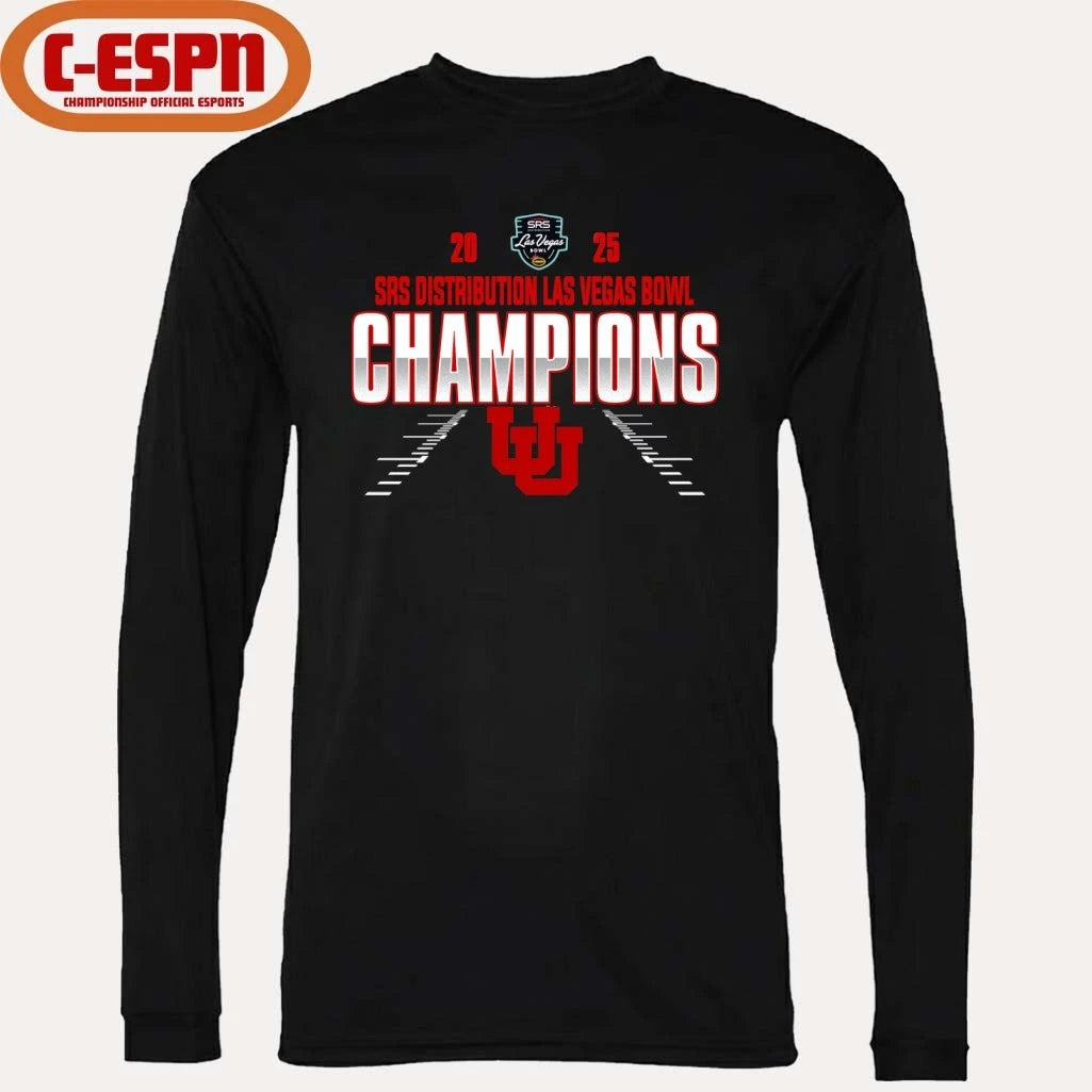 Official Utah Utes Las Vegas Bowl Champions 2025 Shirt