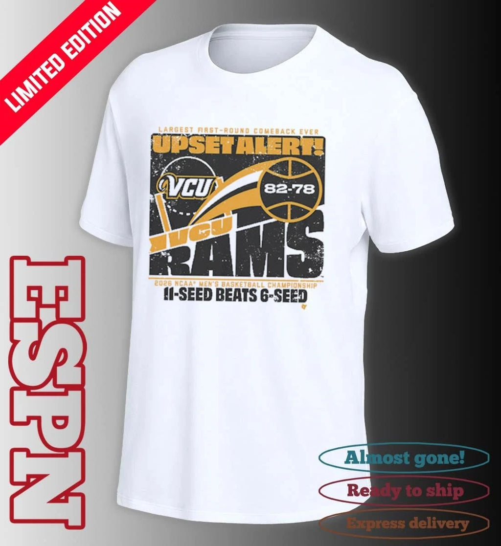 Official VCU Men’s Basketball 2026 March Madness Upset Alert Shirt