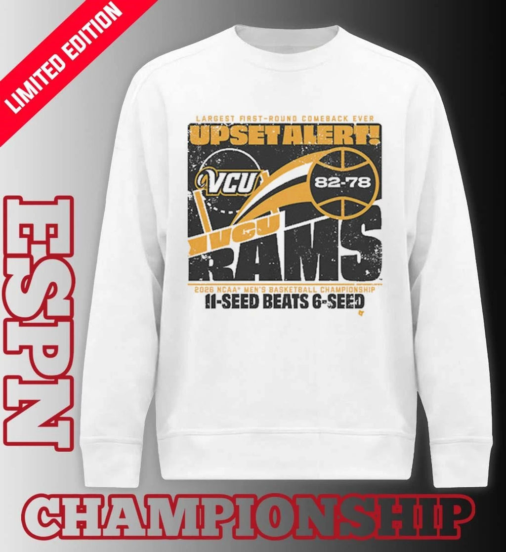 Official VCU Men’s Basketball 2026 March Madness Upset Alert Shirt
