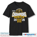 Official VCU Rams 2026 A-10 Men’s Basketball Tournament Champions T-Shirt