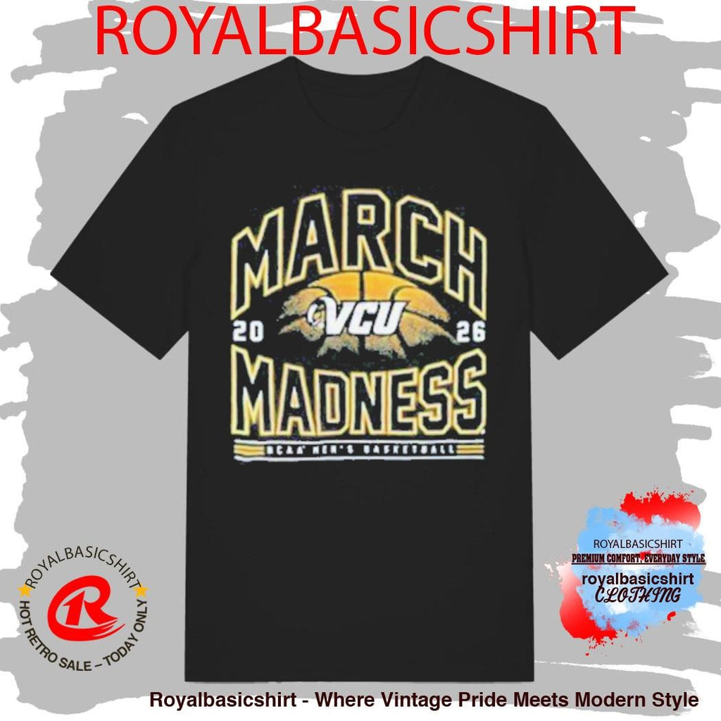 Official VCU Rams 2026 March Madness NCAA Men’s Basketball Shirt